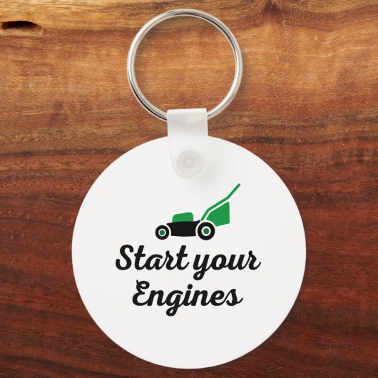 Start your Engines Sleutelhanger (Voorkant)