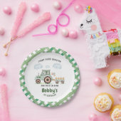 Start Your Tractor 1st Birthday Papieren Bordje (Feest)