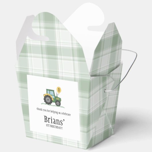 Start Your Tractor Birthday  Bedankdoosjes (Open)