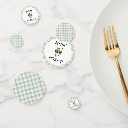 Start Your Tractor Table Confetti (Groep)