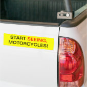 Start Zing, Motorfietsen Bumpersticker (Op Truck)