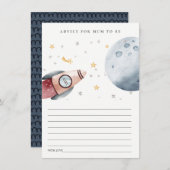 Startadvies voor de buitenruimte voor het Baby sho Informatiekaartje (Voorkant / Achterkant)