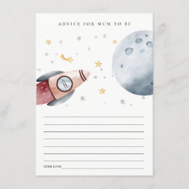 Startadvies voor de buitenruimte voor het Baby sho Informatiekaartje