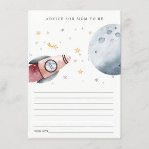 Startadvies voor de buitenruimte voor het Baby sho Informatiekaartje