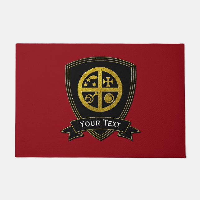 Startbeveiliging met Magische Symbolen Deurmat (Voorkant)