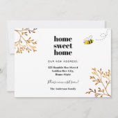 Startbijengoudfoliën voor thuisgebruik aankondiging (Voorkant)