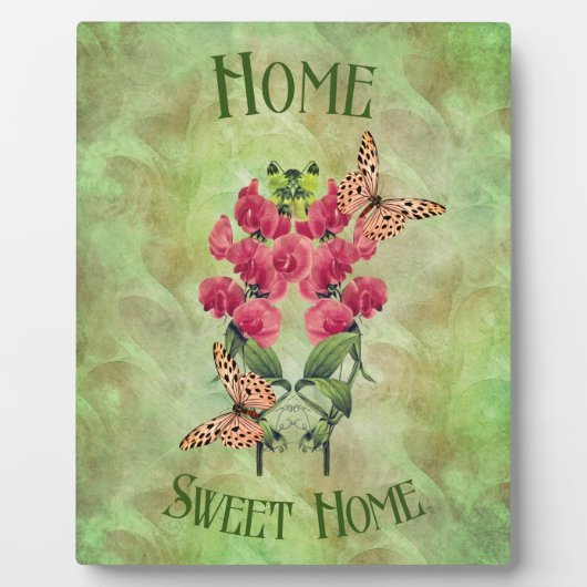 Startbloemen voor thuisgebruik en botervliegen fotoplaat (Voorkant)