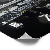 Startbord van het internationale ruimtestation poster (Hoek)