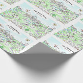 Startcadeauverpakking voor onderweg cadeaupapier (Hoek)