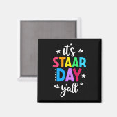 Startdag Yall testdag testdag leraar studenten Magneet (Voorkant / Achterkant)