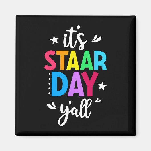 Startdag Yall testdag testdag leraar studenten Magneet (Voorkant)