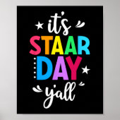 Startdag Yall testdag testdag leraar studenten Poster (Voorkant)