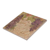 Startdecor voor Aged Grape Vineyard Waterverf Tegeltje (Zijkant)