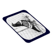 Startduif 1973 magneet (Rechterzijde)