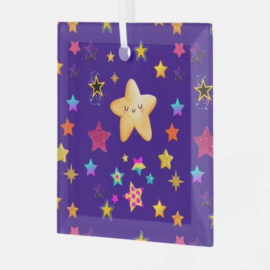 STARTEN GLAS ORNAMENT (Voorkant links)