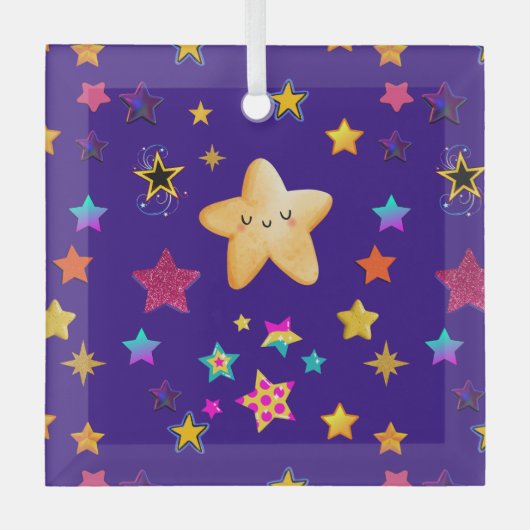 STARTEN GLAS ORNAMENT (Voorkant)