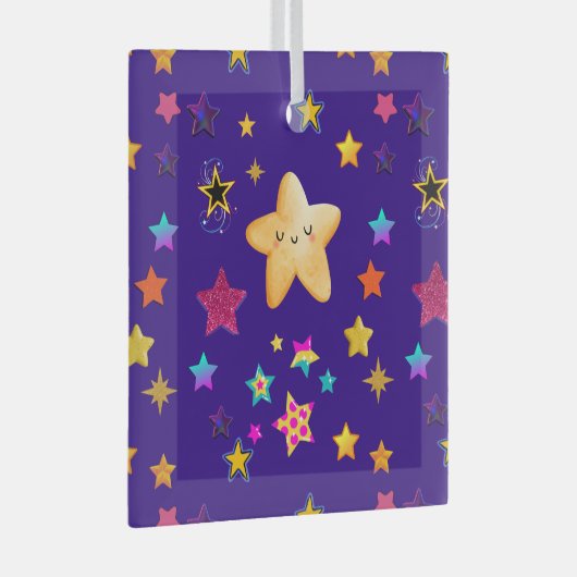 STARTEN GLAS ORNAMENT (Voorkant Rechts)