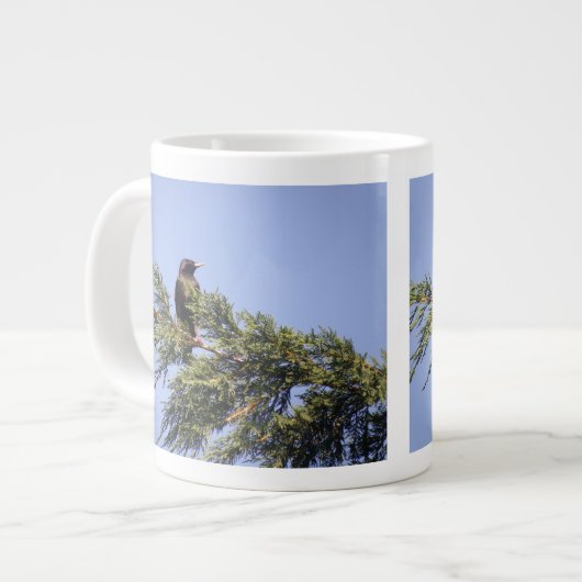 Starten in een Spruce Tree-Mok Grote Koffiekop (Links)