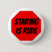 STARTEN IS RUDE Button (Voorkant)