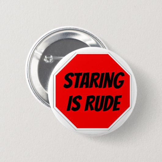 STARTEN IS RUDE Button (Voorkant /achterkant)