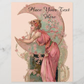 STARTEN / LADY VAN DE MOON MET STROMEN IN PINK FLYER (Voorkant)