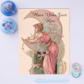 STARTEN / LADY VAN DE MOON MET STROMEN IN PINK FLYER (Enkel)