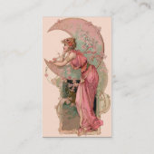 STARTEN / LADY VAN DE MOON MET STROMEN IN PINK VISITEKAARTJE (Achterkant)