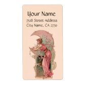 STARTEN/LADY VAN HET MOON,STROMEN IN PINK ETIKET (Voorkant)