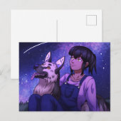 Starten met een hond briefkaart (Voorkant / Achterkant)