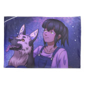 Starten met een hond kussensloop (Achterkant)