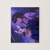 Starten met een hond legpuzzel (Verticaal)
