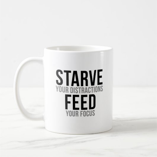 Starten met je afleidingen koffiemok (Links)