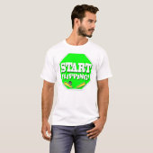 Starten met vliegen t-shirt (Voorkant volledig)