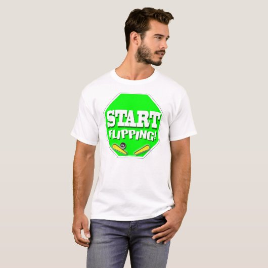 Starten met vliegen t-shirt (Voorkant volledig)