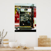 STARTEN ONDER $20 - BEETJES OP Fire Truck Poster (Keuken)