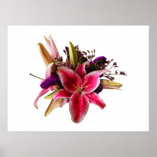 STARTEN ONDER $20 -Bouquet met Stargazer Liliesc Poster
