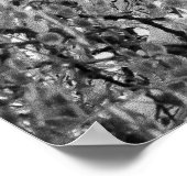 Starten op een bevroren boom poster (Hoek)