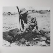 Starten van de Turkse soldaat Poster (Voorkant)