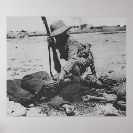 Starten van de Turkse soldaat Poster (Voorkant)