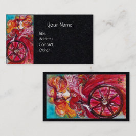 STARTEN VAN HET VERLOREN SCHADOWS-wiel van het zwa Visitekaartje