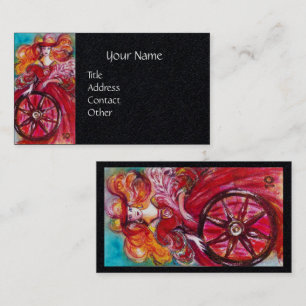 STARTEN VAN HET VERLOREN SCHADOWS-wiel van het zwa Visitekaartje