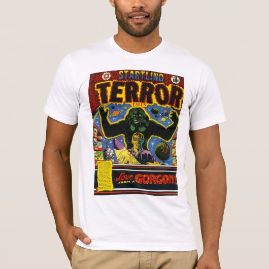 STARTEN VAN TERROR Cool  Comic Book Hoesje Art T-shirt (Voorkant)