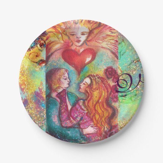 STARTEN VAN VERLIES DE SCHADOWS,LOVERS Valentijnsd Papieren Bordje (Voorkant)