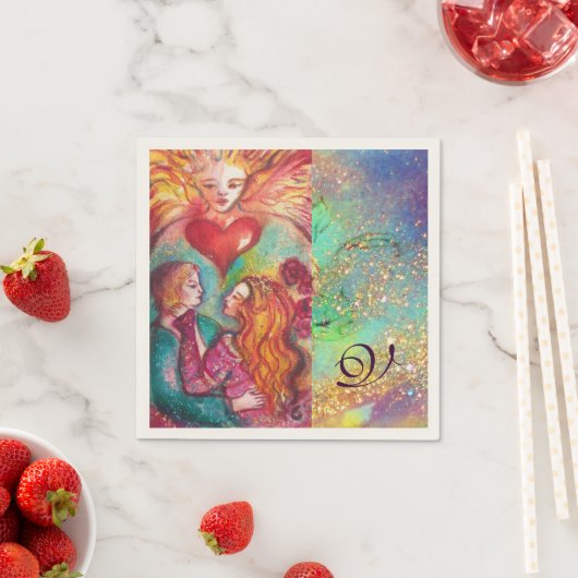 STARTEN VAN VERLIES DE SCHADOWS,LOVERS Valentijnsd Servetten (Insitu)