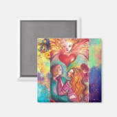 STARTEN VERLOREN SHADOWS, LOVERS Valentijnsdag Hea Magneet (Voorkant / Achterkant)