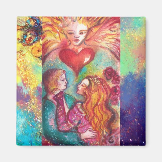 STARTEN VERLOREN SHADOWS, LOVERS Valentijnsdag Hea Magneet (Voorkant)