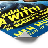 Startende verhalen — de dame is een heks poster (Hoek)