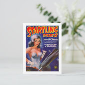 Startende Verhalen Maart -  SciFi Comic Briefkaart (Staand voorkant)