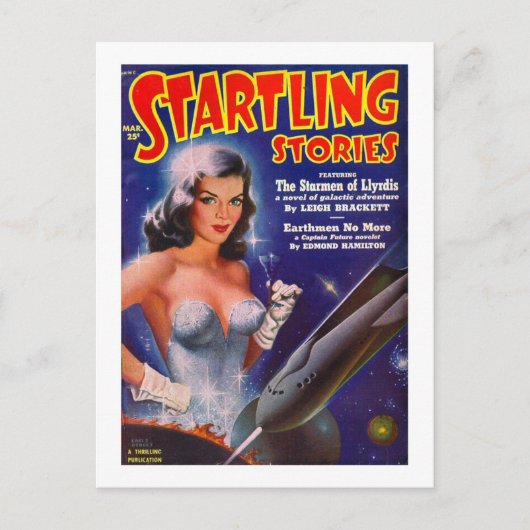 Startende Verhalen Maart -  SciFi Comic Briefkaart (Voorkant)