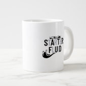 STARTER FLUID Fun Modern Trendy Typography Quote Grote Koffiekop (Voorkant rechts)